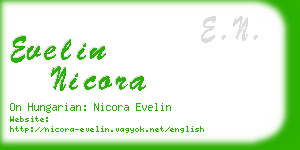 evelin nicora business card